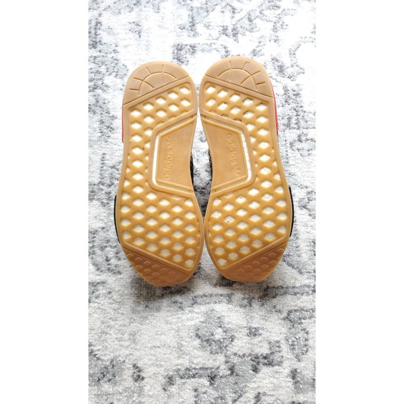 Adidas NMD TS1 Primeknit Shoes Night Cargo Base Green Black Sneakers Men's Sz 10 - Picture 8 of 11